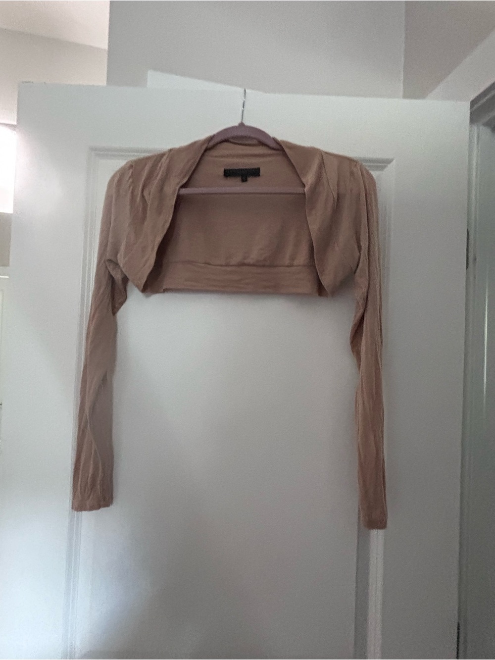 Marcella Moda New York Taupe Bolero Shrug